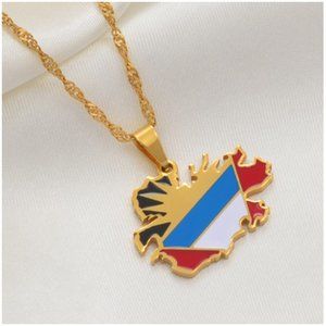 🇦🇬 Best Seller Antigua Pendant Unisex Necklace